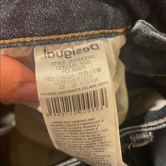 Womens Desigual Pakaian Jadi Wanita Celana Skinny Jeans - Picture 6 of 6